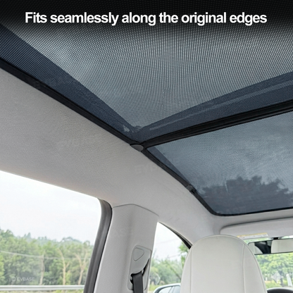 EVBASE Model Y Juniper/ 3 Highland Glass Roof Sunshade Heat Insulation UV Protection Sun Visor OEM-Style Sunroof & Rear