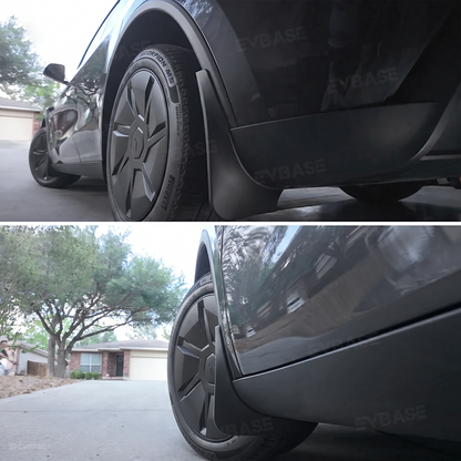 EVBASE Model Y Juniper Standard Mud Flaps Front & Rear No-Drilling Splash Guards