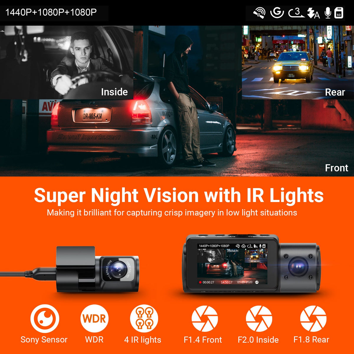 Vantrue OnDash N4