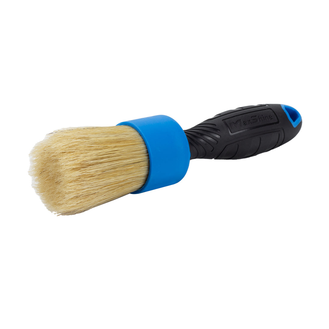 MaxShine Stubby Brush - Boar Hair & Mixed Bristle