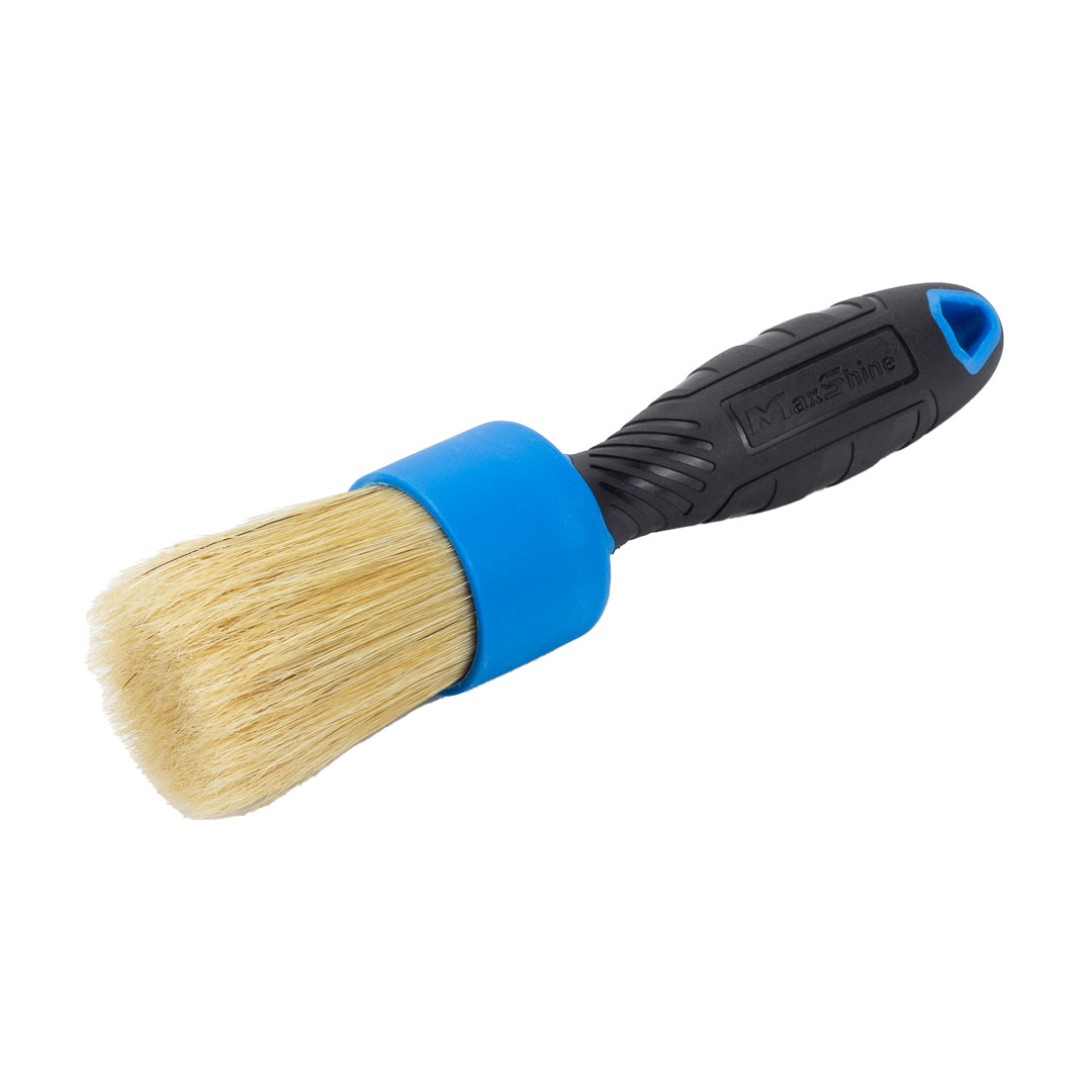 MaxShine Stubby Brush - Boar Hair & Mixed Bristle