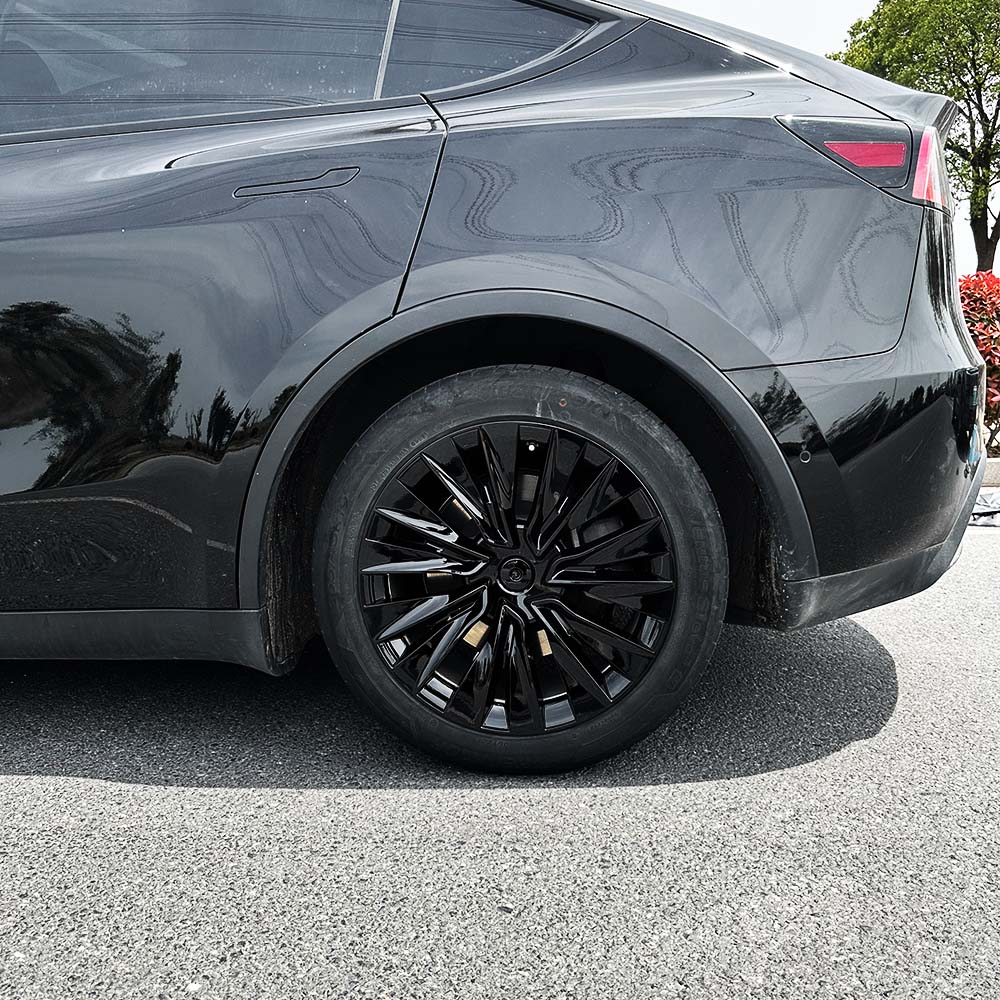 Yeslak Nova Wheel Covers for Tesla Model Y (2020-2024) | 19” Gemini Wheel Replacement Covers | OEM-Style Protection & Sleek