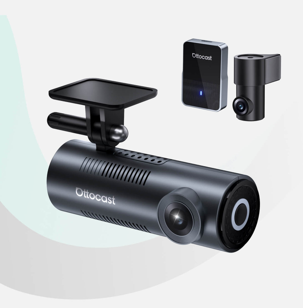 Ottocast OttoSafe Cam 2-in-1 Dash Cam & Wireless CarPlay Adapter