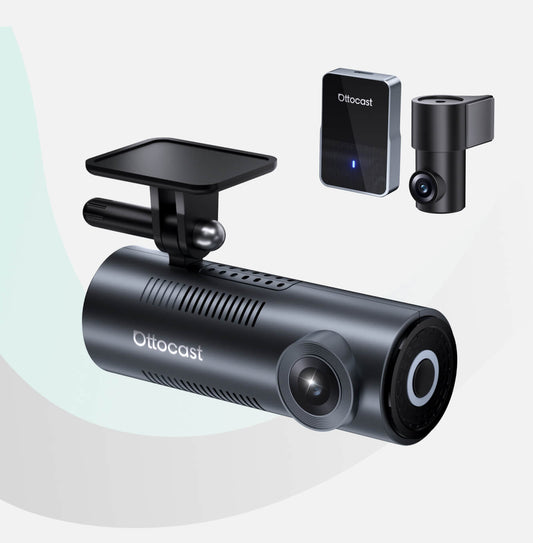 Ottocast OttoSafe Cam 2-in-1 Dash Cam & Wireless CarPlay Adapter