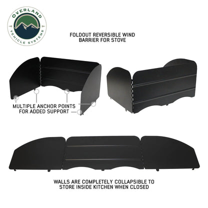 Overland Vehicle Systems Cargo Box Kitchen W/Slide Out, Storage Box & Cooking Area