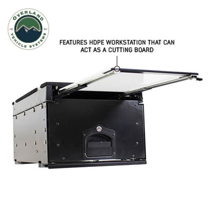 Overland Vehicle Systems Cargo Box W/Slide Out Drawer & Working Station