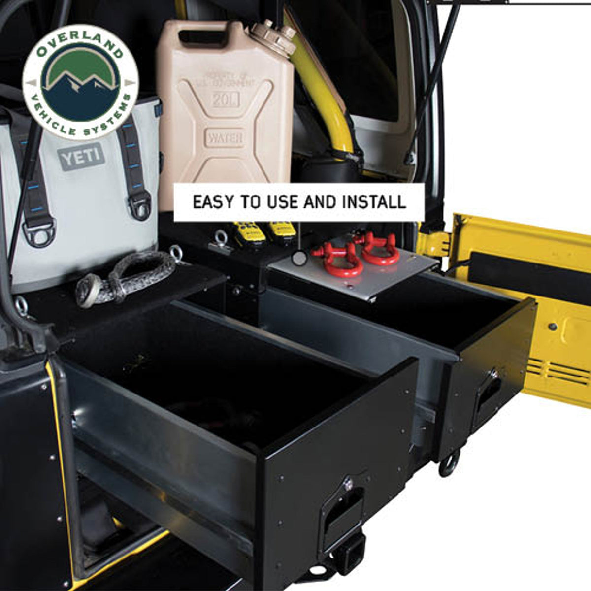 Overland Vehicle Systems Cargo Box W/Slide Out Drawer & Working Station