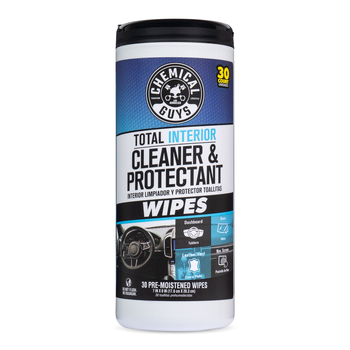 Chemical Guys Total Interior Cleaner & Protectant Canister Wipes