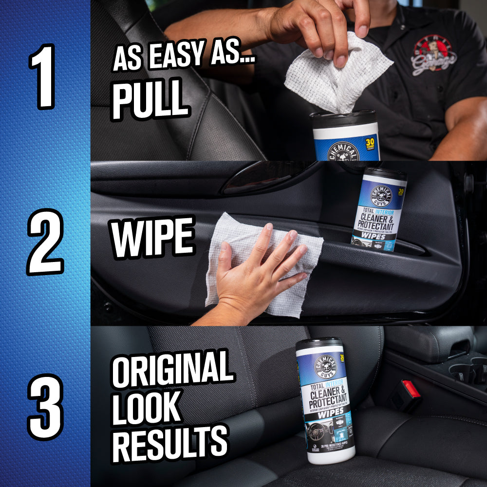 Chemical Guys Total Interior Cleaner & Protectant Canister Wipes