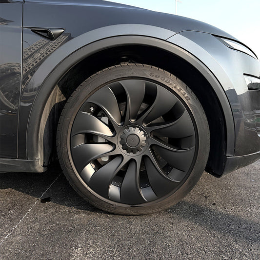 Yeslak Performance Uberturbine Style Wheel Covers for Tesla Model Y Juniper 20" Helix 2.0 Wheels