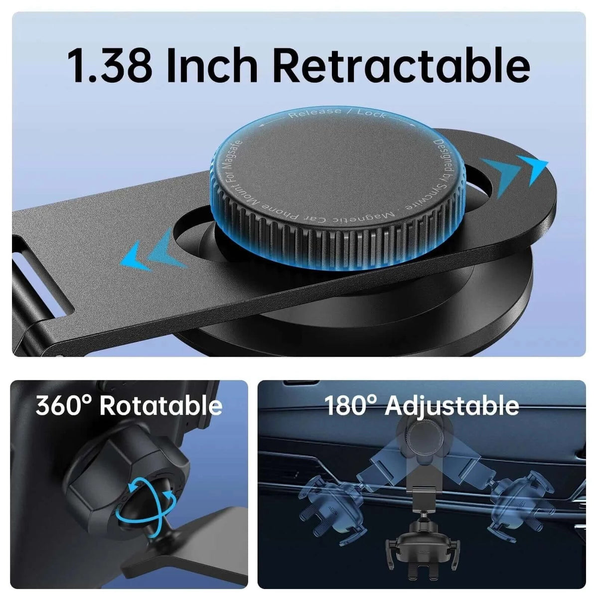 Syncwire Car Mount for Universal Dashboard & Tesla Screen