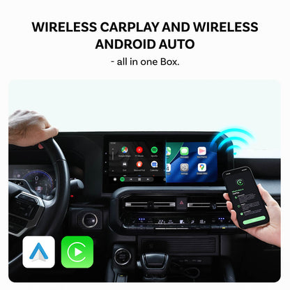 Ottocast Play2Video X Wireless CarPlay/Android Auto All-in-1 Adapter