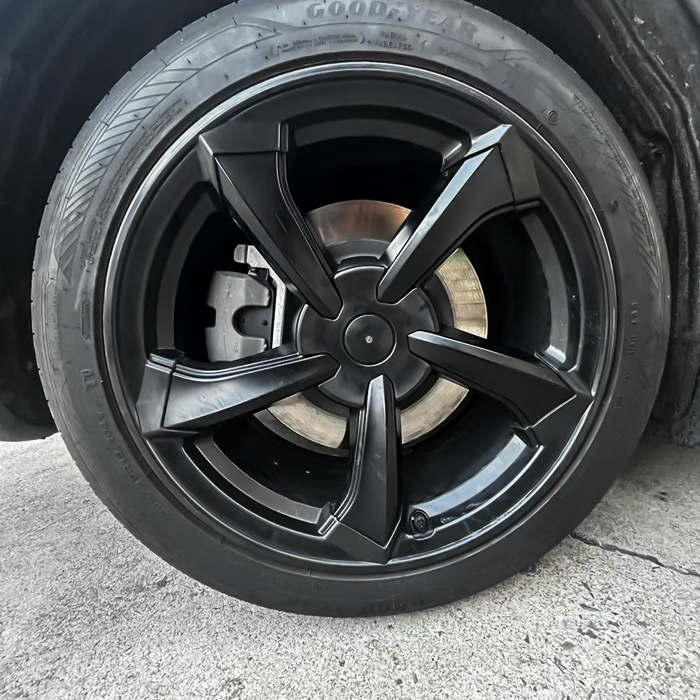 Yeslak Premium Rim Protector for 2026 Tesla Model Y Juniper 19’’ Crossflow Wheels – Curb Rash Protection & Stylish Upgrade