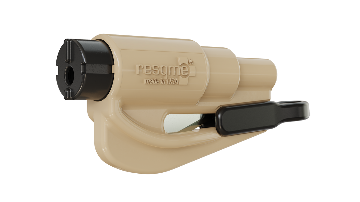 resqme® Car Escape Tool | Seatbelt Cutter & Window Breaker