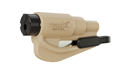 resqme® Car Escape Tool | Seatbelt Cutter & Window Breaker