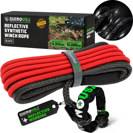 Rhino USA Synthetic Winch Rope