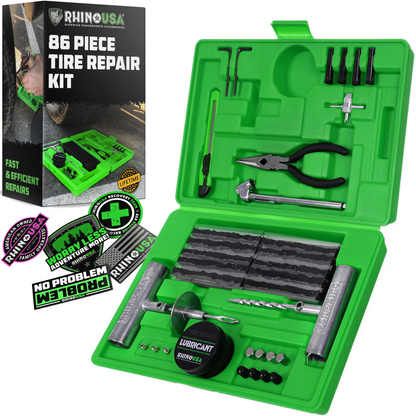 Rhino USA 86 Piece Tire Repair Kit
