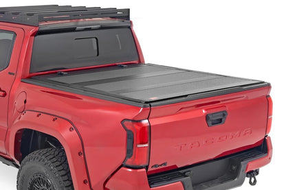 Rough Country Hard Tri-Fold Flip up Bed Cover For Tacoma (2024-Current)
