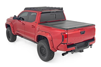 Rough Country Hard Tri-Fold Flip up Bed Cover For Tacoma (2024-Current)