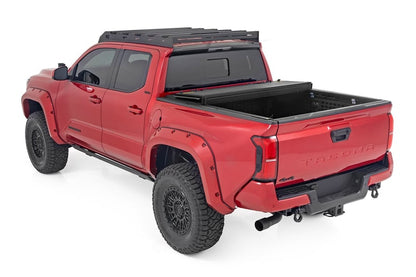 Rough Country Hard Tri-Fold Flip up Bed Cover For Tacoma (2024-Current)