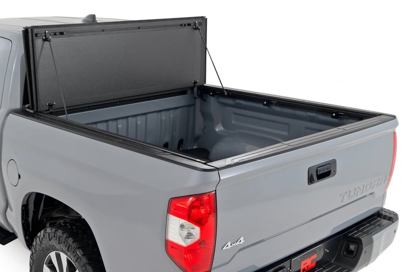Rough Country Hard Tri-Fold Flip Up Bed Cover For Tundra (2007-2021)
