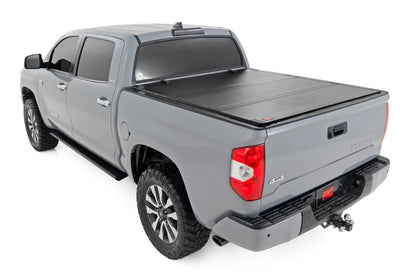 Rough Country Hard Tri-Fold Flip Up Bed Cover For Tundra (2007-2021)