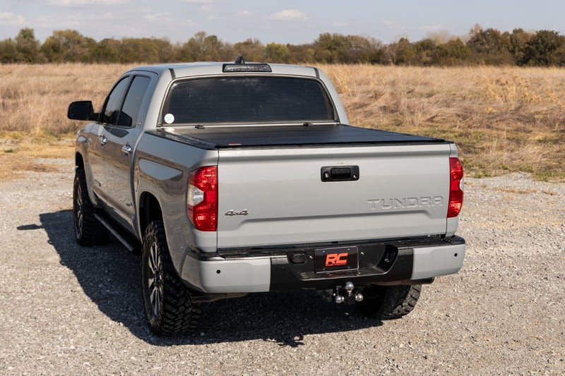 Rough Country Hard Tri-Fold Flip Up Bed Cover For Tundra (2007-2021)