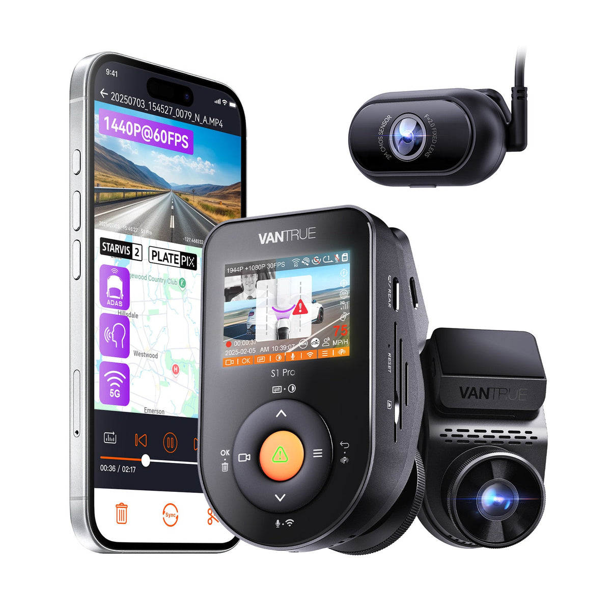 Vantrue S1 Pro DMS