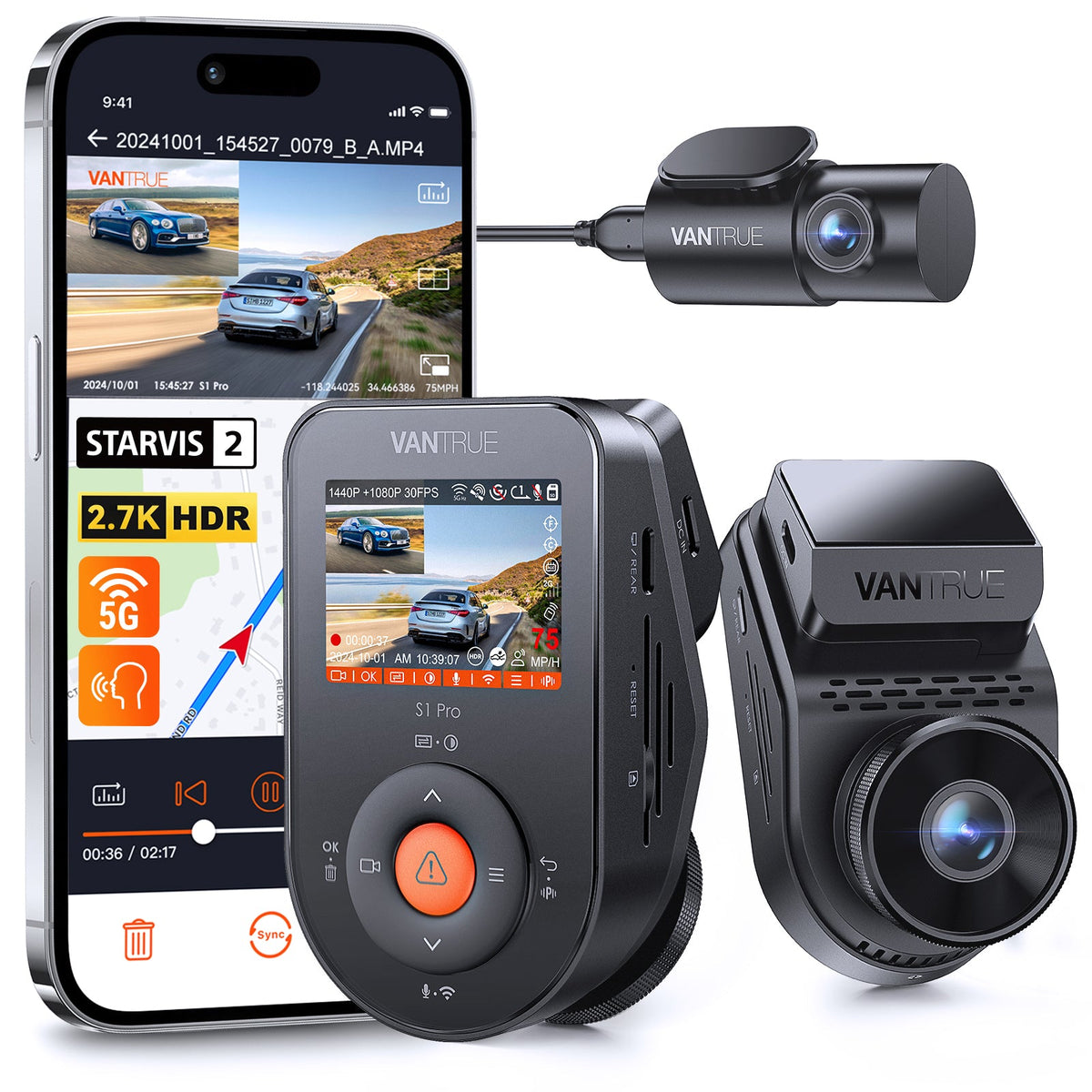 Vantrue S1 Pro - 2CH