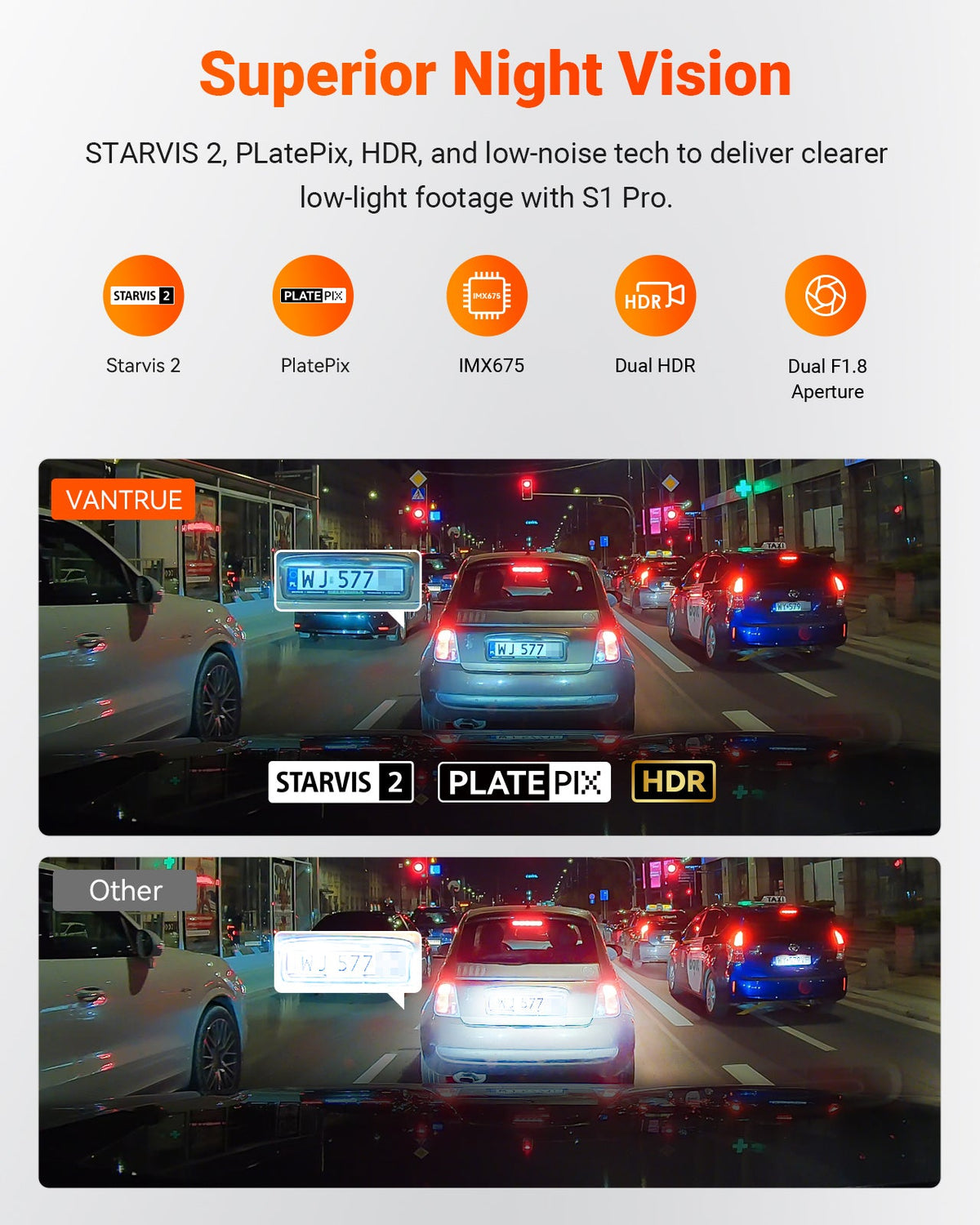 Vantrue S1 Pro - 2CH