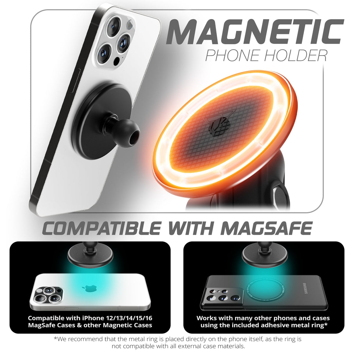 Tackform LINK™ Vent Mount Bracket With MagSafe Phone Holder For Tacoma (2016-2023)
