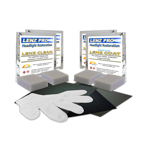 Dvelup Lenz Pro Headlight Restoration Foam Kit – Professional Headlight Repair System