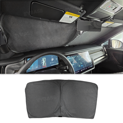 EVBASE Side Window Sunshade for Rivian R1S Reflective Foldable Sun Visor Protector Blocks UV Rays