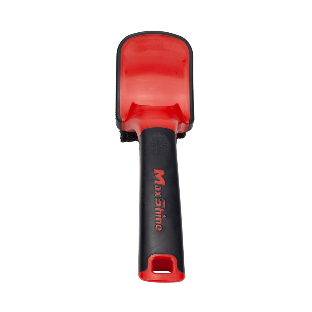 MaxShine Soft Grip Heavy Duty Tire Brush with Short Handle