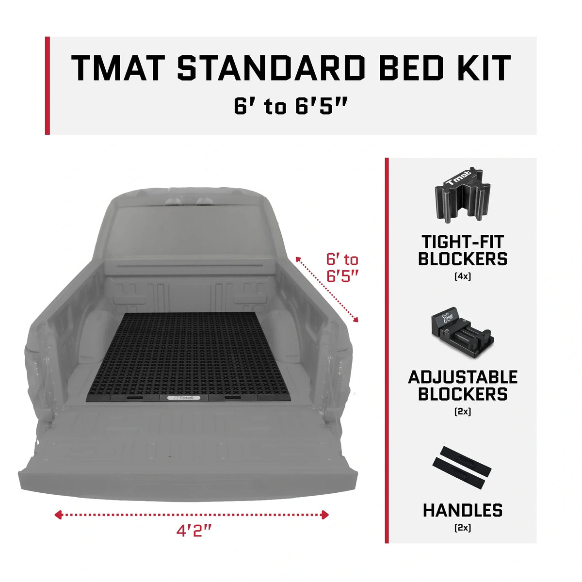 Tmat Truck Bed Organizer Slide Out Mat | Tesla Cybertruck
