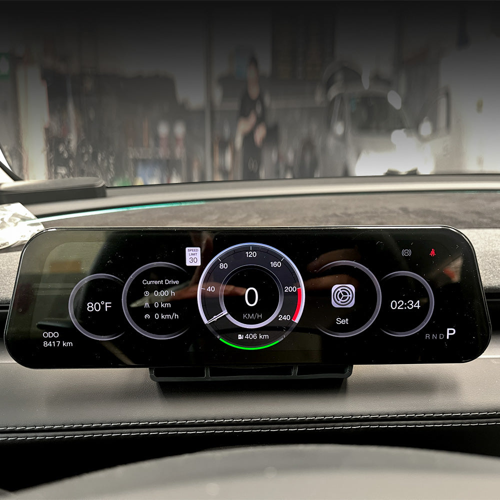 Yeslak Tesla Accessories T9 9.6 Inch CarPlay Instrument Cluster for Tesla Model 3/Y 2024-2026
