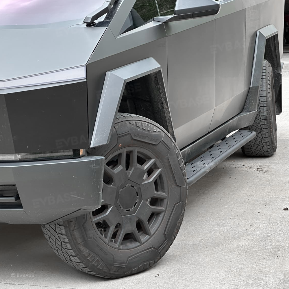 EVBASE Cybertruck Wheel Fairing Delete Covers Off-Road Protection Mud Flaps No Drilling Splash Guards