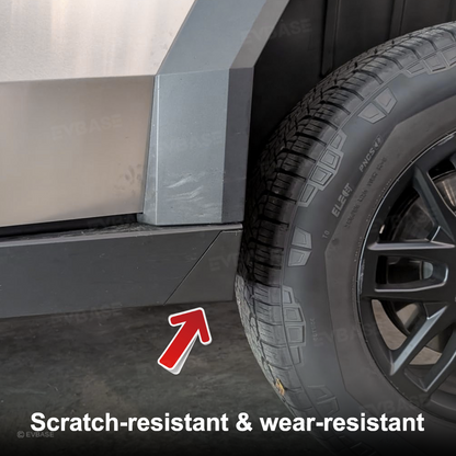 EVBASE Cybertruck Wheel Fairing Delete Covers Off-Road Protection Mud Flaps No Drilling Splash Guards