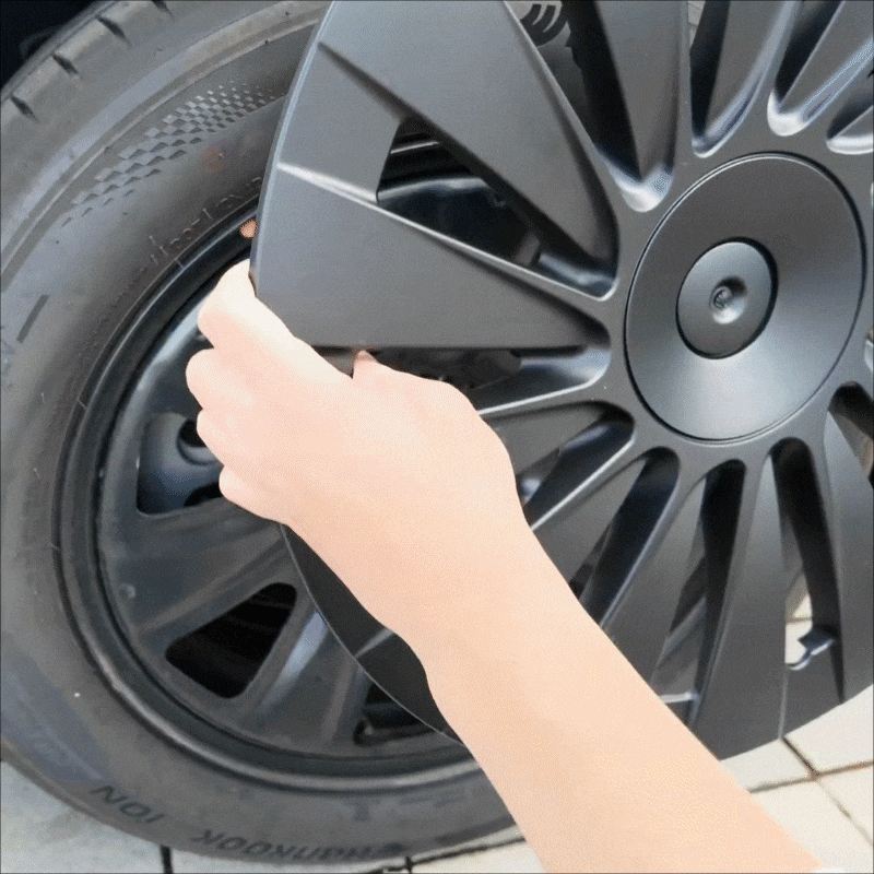 EVBASE Model Y Juniper Standard 18" Wheel Covers for Tesla Aperture Wheels Induction Style Hubcaps