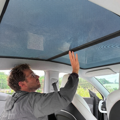 EVBASE Model Y Juniper/ 3 Highland Glass Roof Sunshade Heat Insulation UV Protection Sun Visor OEM-Style Sunroof & Rear