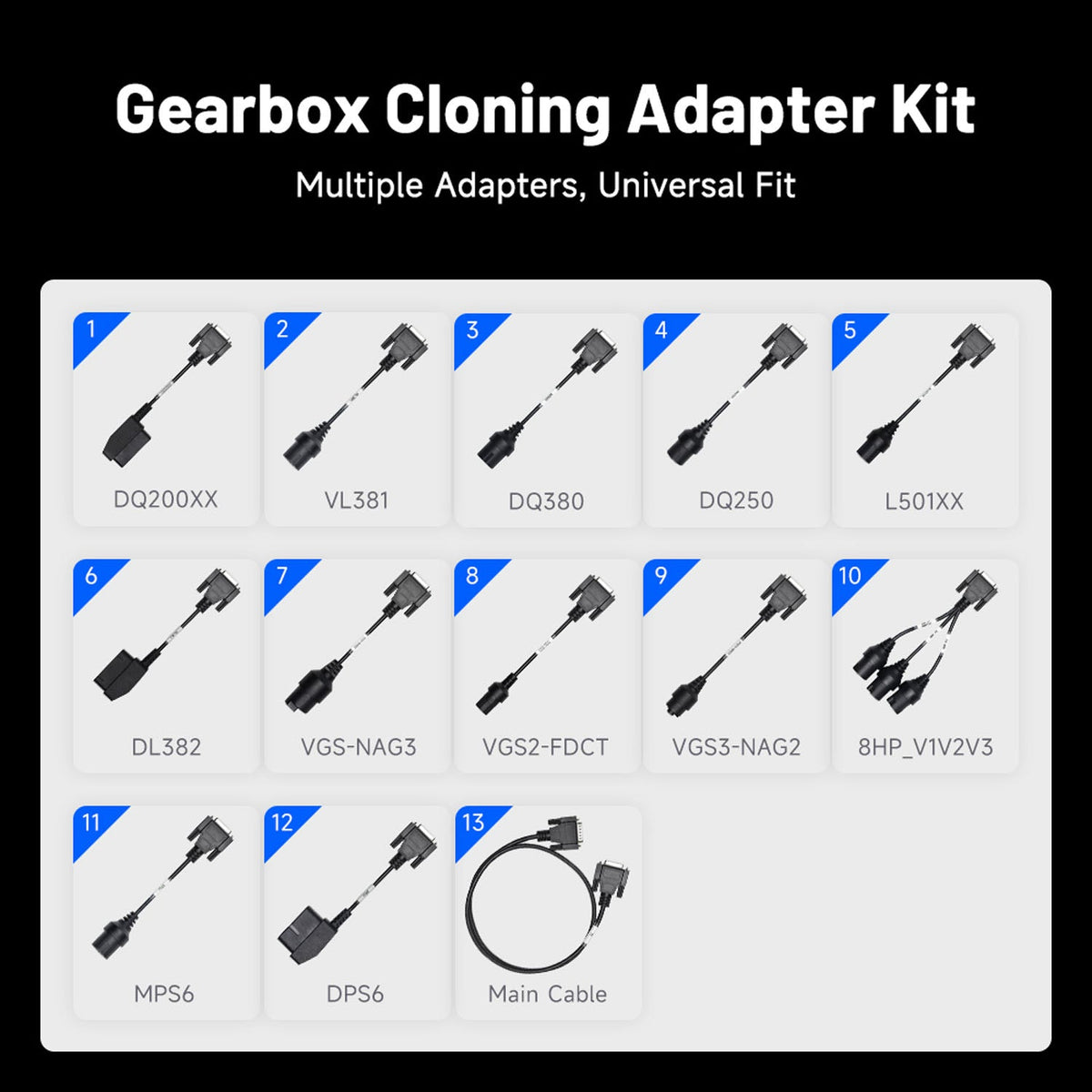 TOPDON Gearbox Cloning Adapter Kit