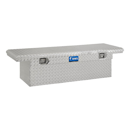 UWS Bright Aluminum 58" Crossover Truck Tool Box, Low Profile (LTL Shipping Only)