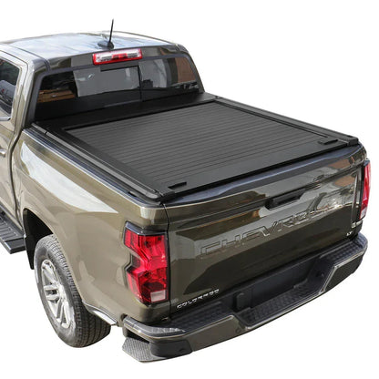 SYNETICUSA Explore Starter Kit - MR Retractable PRO Tonneau Cover + 8 Pcs Truck Bed Light Kit