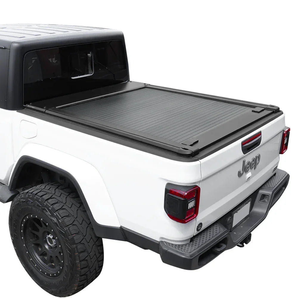 SYNETICUSA Explore Starter Kit - MR Retractable PRO Tonneau Cover + 8 Pcs Truck Bed Light Kit