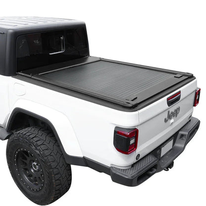SYNETICUSA Explore Starter Kit - MR Retractable PRO Tonneau Cover + 8 Pcs Truck Bed Light Kit
