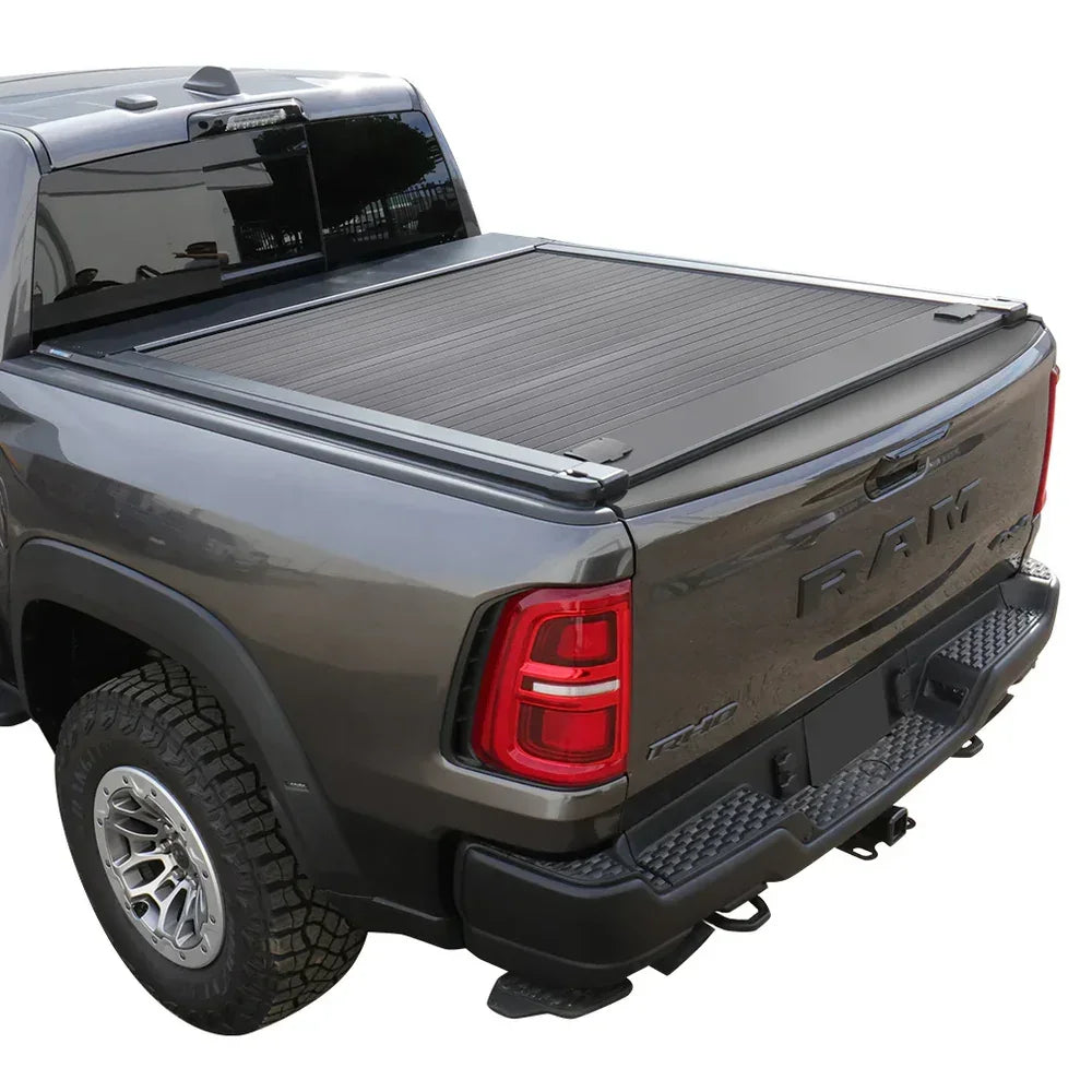 SYNETICUSA Explore Starter Kit - MR Retractable PRO Tonneau Cover + 8 Pcs Truck Bed Light Kit