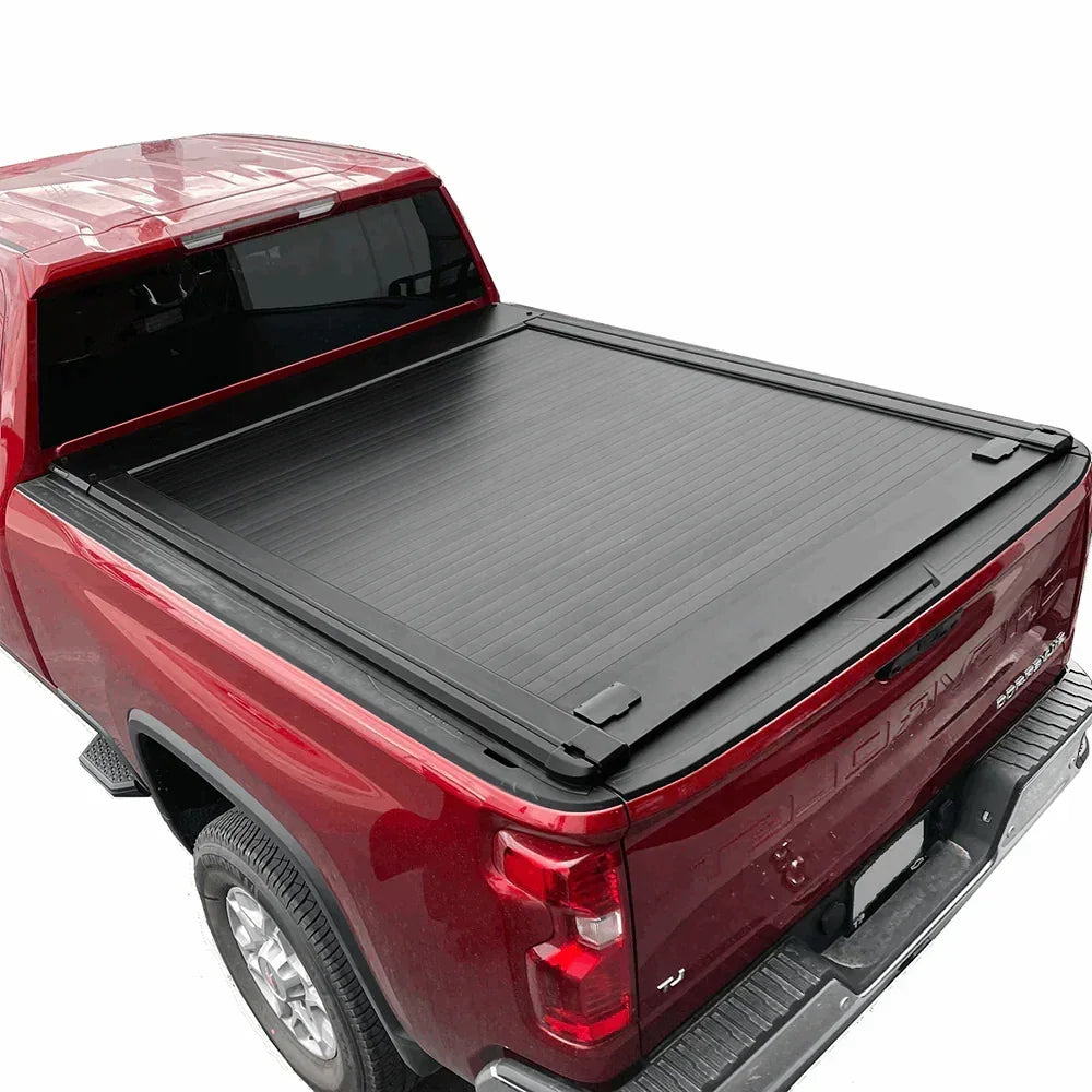 SYNETICUSA Explore Starter Kit - MR Retractable PRO Tonneau Cover + 8 Pcs Truck Bed Light Kit