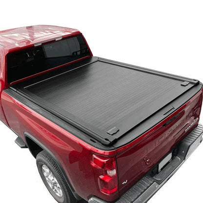 SYNETICUSA Explore Starter Kit - MR Retractable PRO Tonneau Cover + 8 Pcs Truck Bed Light Kit