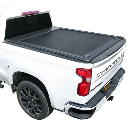 SYNETICUSA Explore Starter Kit - MR Retractable PRO Tonneau Cover + 8 Pcs Truck Bed Light Kit
