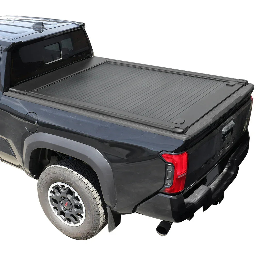 SYNETICUSA Explore Starter Kit - MR Retractable PRO Tonneau Cover + 8 Pcs Truck Bed Light Kit